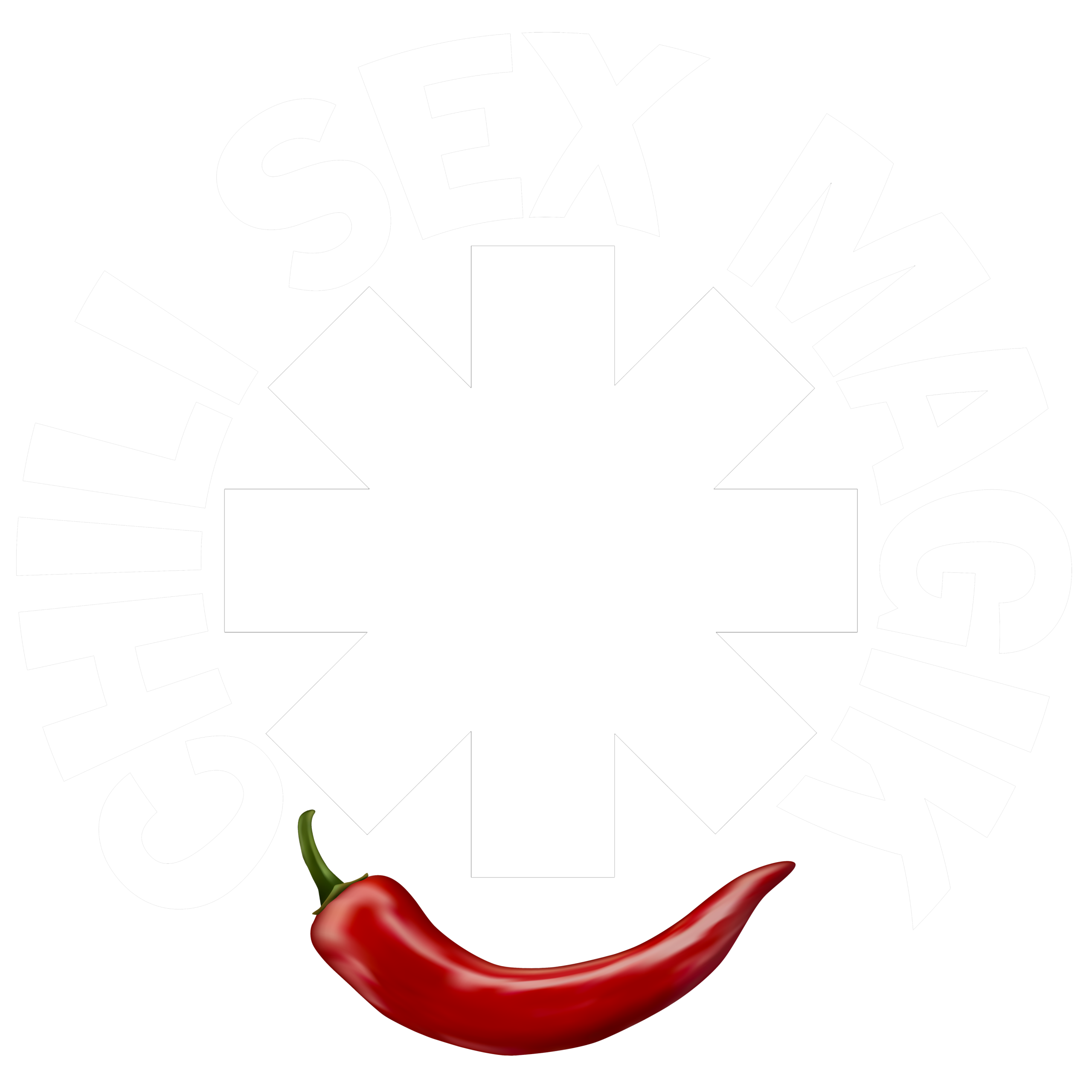 Chili sex magik Logo Blanc